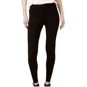 Eileen Fisher Black Ankle Legging Pants With Pockets Size Medium